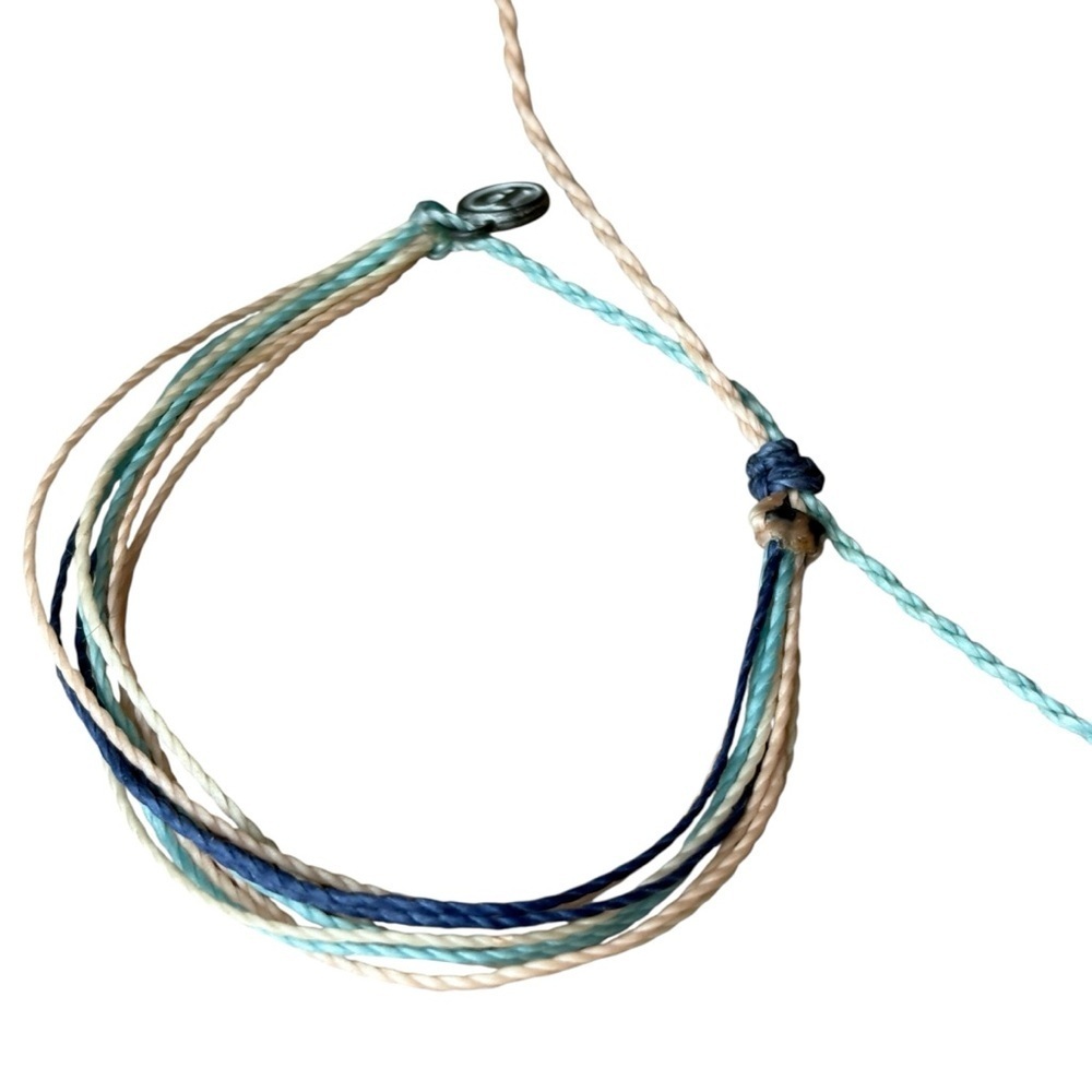 Pura Vida Set of 5 String Bracelets Braided Mult-Strands Beach Tropical Tone - Picture 13 of 13